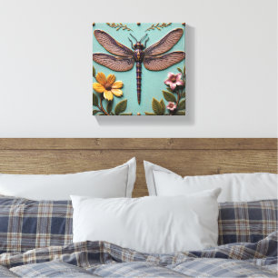 Majestic Flight of Anisoptera Canvas Print