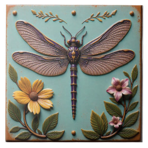 Majestic Flight of Anisoptera Tile