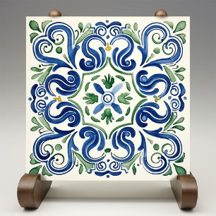 Majestic Floral Italy Medallion Sicilian Tile