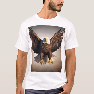 Majestic Flying Eagle Design – Bold and Powerful  T-Shirt