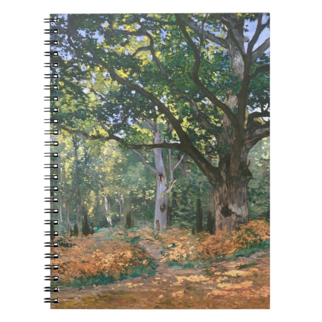 Majestic Forest Light Autumn Art Notebook (Front)