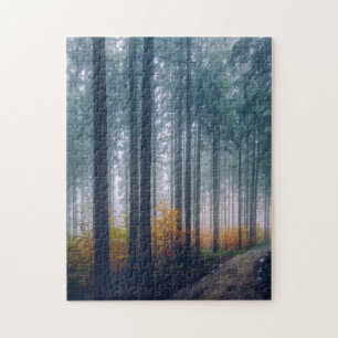 Majestic Forest Path Jigsaw Puzzle