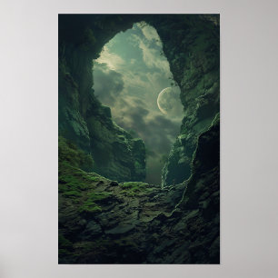 Majestic Fox in Earthy Landscape Poster