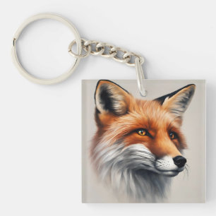 Majestic Fox Key Ring