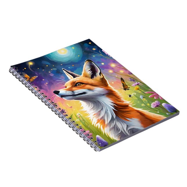 Majestic Fox Notebook (Right Side)