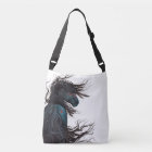 Majestic Friesian Horse Tote by Bihrle