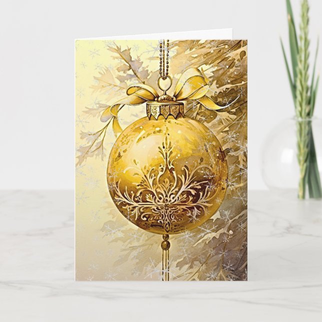Majestic Gilded Charm Card (Front)