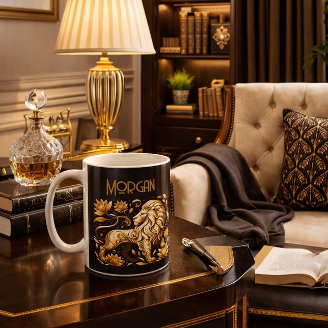 Majestic Gold Lion Coffee Mug (Creator Uploaded)