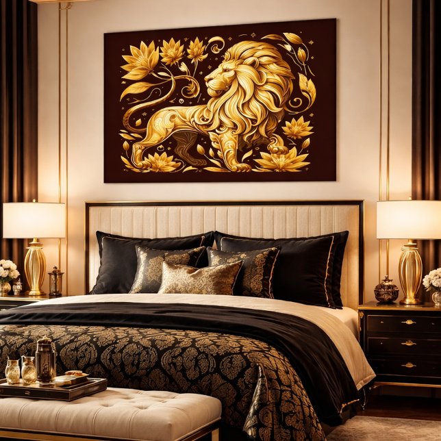 Majestic Gold Lion Poster (Creator Uploaded)
