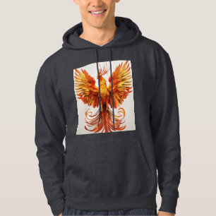 Majestic Golden Fire Eagle Design Hoodie* Hoodie