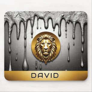 Majestic Golden Lion Wildlife Symbol 🦁 Mouse Mat
