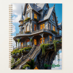 Majestic Gothic Mansion on Cliff Edge Planner