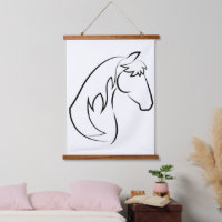 Majestic Grace – Minimalist Horse Line Art