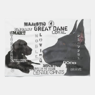 Majestic Great Danes Tea Towel