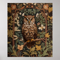 Majestic Great Horned Owl Forest