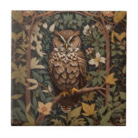 Majestic Great Horned Owl Forest Tile<br><div class="desc">Elevate your décor with the grandeur of nature! Our Majestic Great Horned Owl Forest Ceramic Tile showcases the regal Great Horned Owl against a tranquil forest backdrop. Perfect for adding a touch of wilderness charm to your home, this tile is not only a work of art but also a durable...</div>