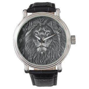 Majestic Grey Lion Watch
