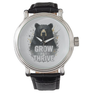 Majestic Growth Black Bear Art   Watch