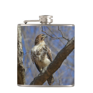 Majestic Hawk Hip Flask