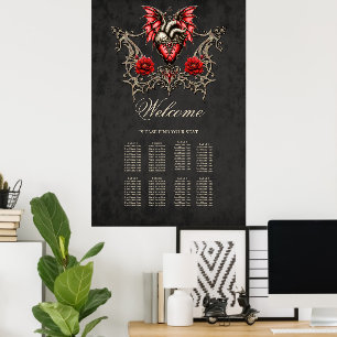 Majestic heart, a Gothic Romance Poster