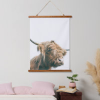 Majestic Highland cow portrait