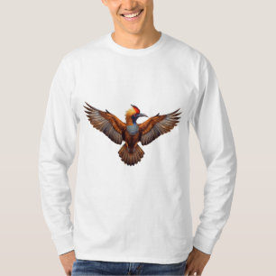 Majestic Hoatzin Bird in Flight – Vintage Nature A T-Shirt