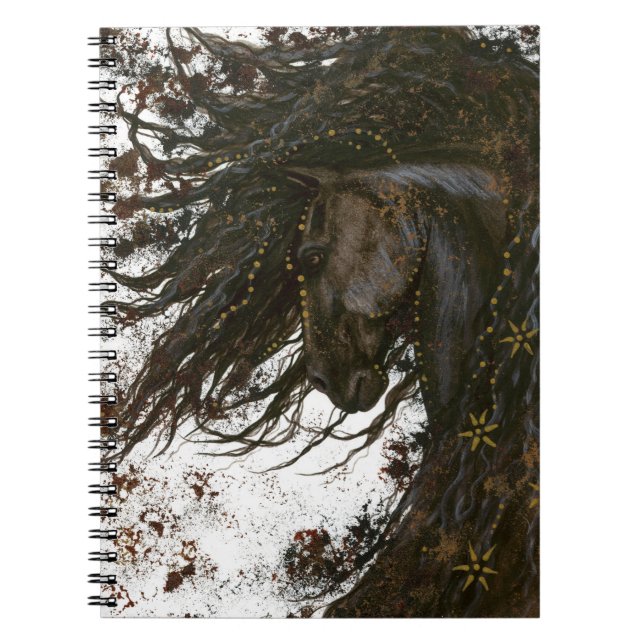 Majestic Horse by Bihrle 6.5 x 8.75" Notebook (Front)