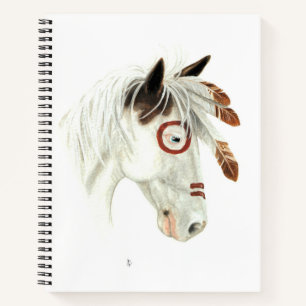Majestic Horse by Bihrle 8.5 x 11" Spiral Notebook