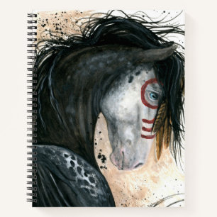 Majestic Horse by Bihrle 8.5 x 11" Spiral Notebook