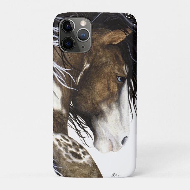 Majestic Horse by Bihrle iPhone Case (Back)