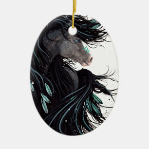 Majestic Horse Christmas Ornament by Bihrle