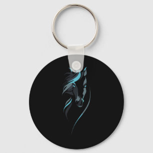 Majestic Horse For Riding Girls And I Love Cowgirl Key Ring