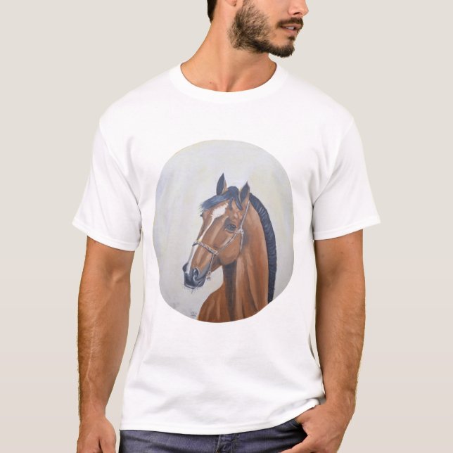 Majestic Horse Portrait T-Shirt (Front)