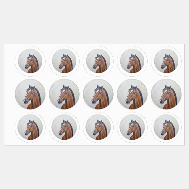 Majestic Horse Portrait T-Shirt (Sheet)