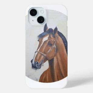 Majestic Horse Portrait T-Shirt iPhone 15 Case