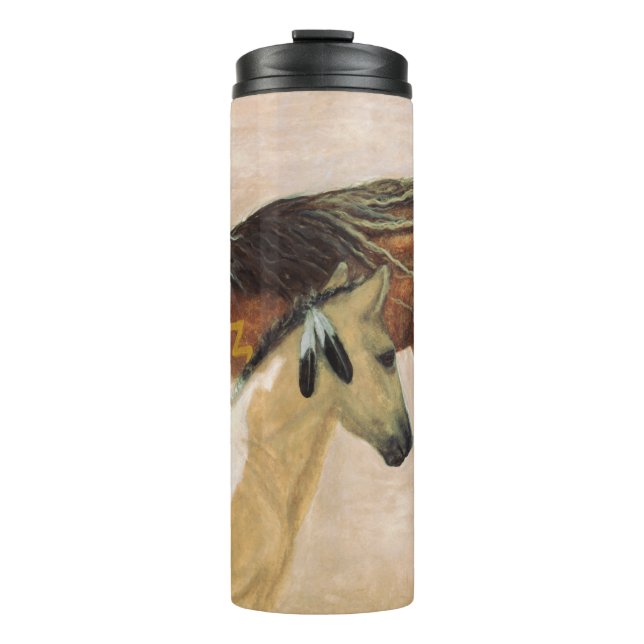 Majestic Horses  by Bihrle Thermal Tumbler (Front)
