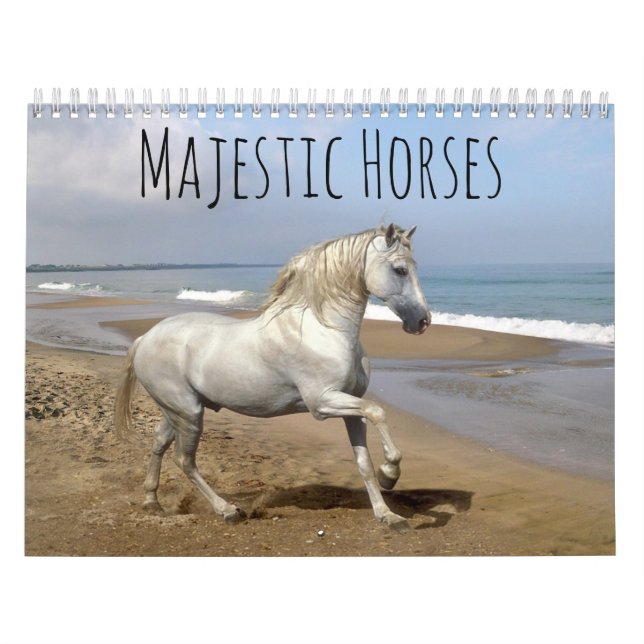 Majestic Horses Calendar (Cover)