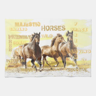 Majestic Horses Kitchen Towel