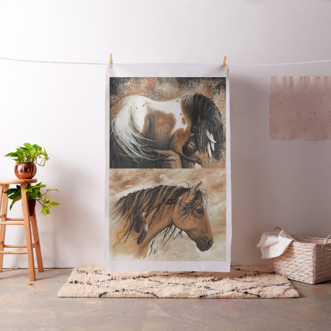 Majestic Horses Panel by Bihrle Fabric (In Situ)