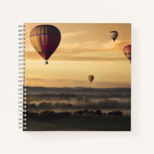 Majestic Hot Air Balloons Notebook