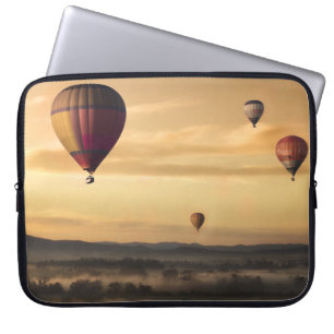 Majestic Hot Air Balloons Photo Laptop Sleeve