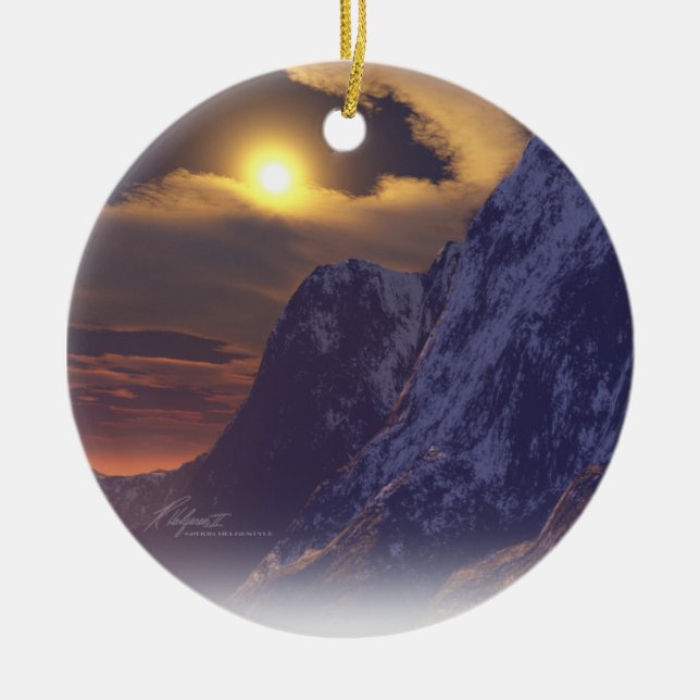 MAJESTIC II CERAMIC TREE DECORATION (Front)