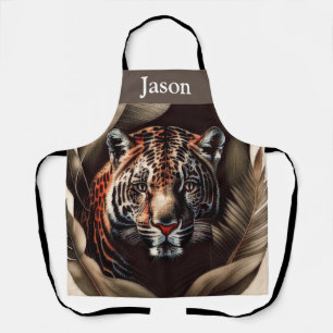Majestic Jaguar - King Of The Jungle Apron