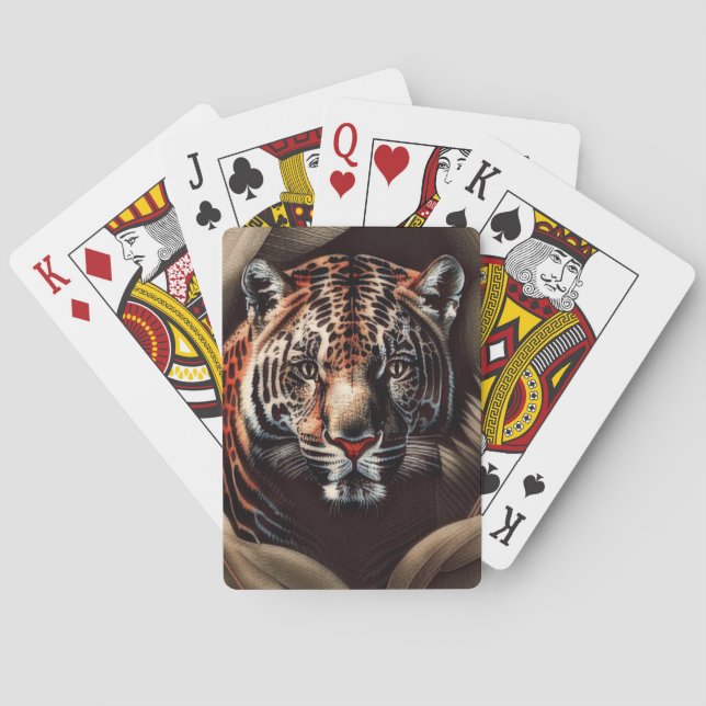 Majestic Jaguar - King Of The Jungle Playing Cards (Back)