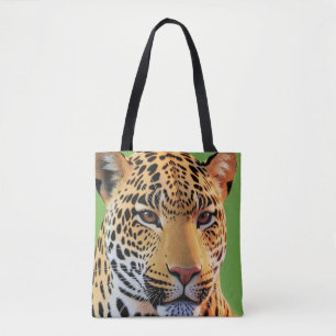 Majestic Jaguar: The Fierce Beauty of the Wild Tote Bag