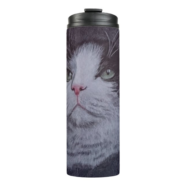 “Majestic Kitty” Thermal Tumbler (Front)