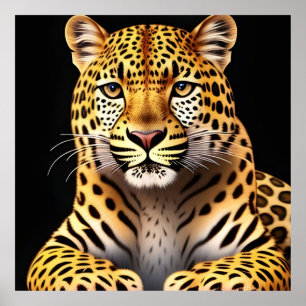 🐆 Majestic Leopard Wall Art Gift For Animal Lover