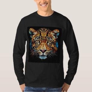 Majestic Leopard's Face T-Shirt
