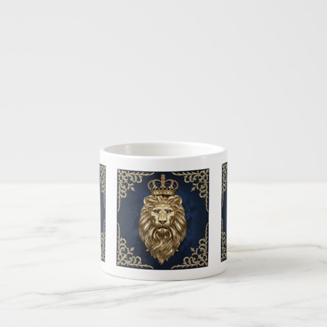 Majestic lion espresso cup (Front)