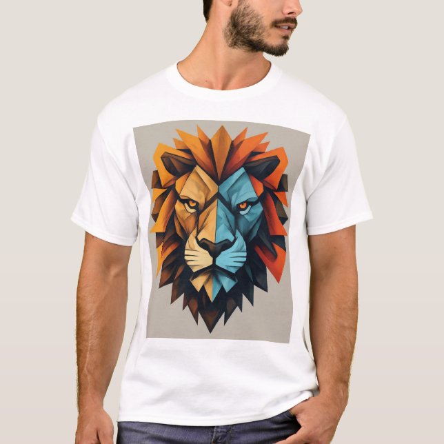 Majestic Lion Graphic T-shirt (Front)
